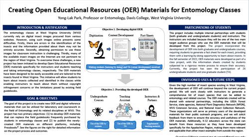 Creating OER Materials for Entomology Classes