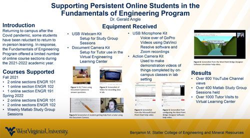 Supporting Persistent Online Students in the Fundamentals of Engineering Program poster image
